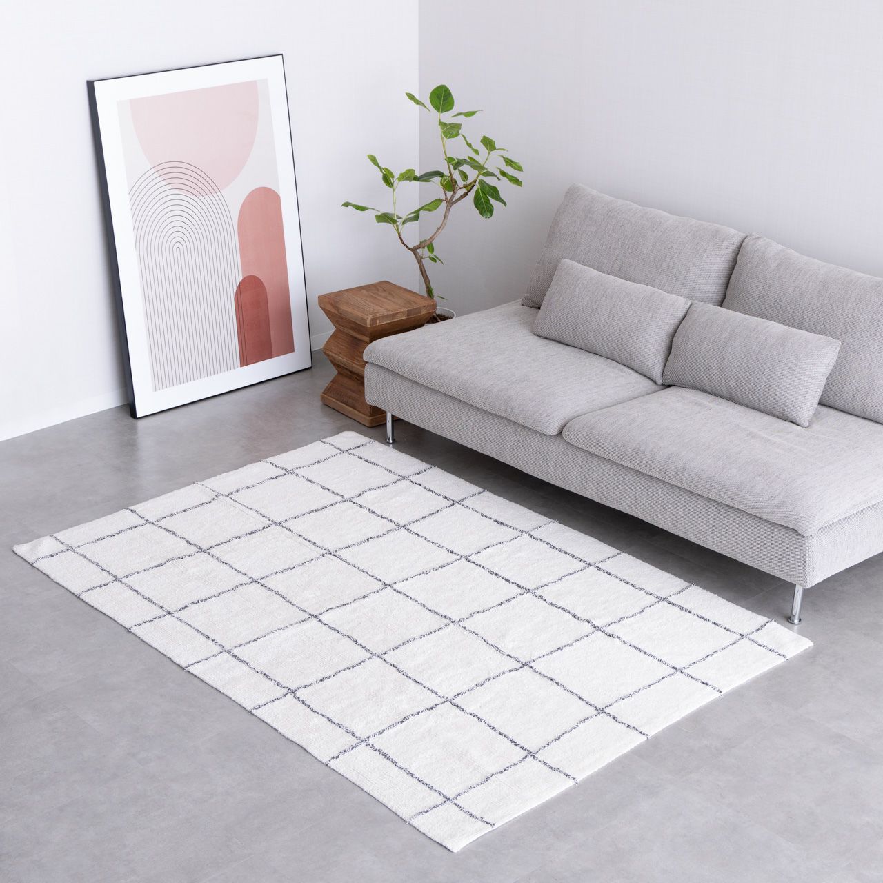 Himla Särö ラグ コンクリート 170×230 cm Himla | ヒムラ からのSärö ラグ コンクリート - NordicNest.jp