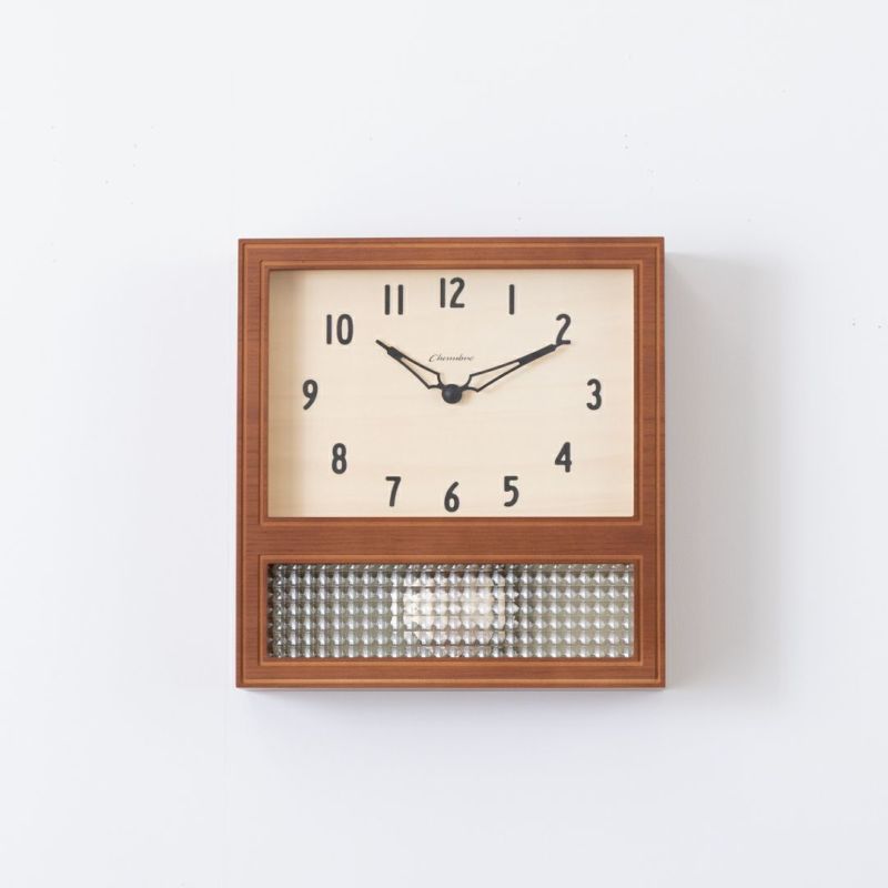 壁掛け時計 ｜ COURT PENDULUM CLOCK カフェブラウン | Hym.（ハイム）